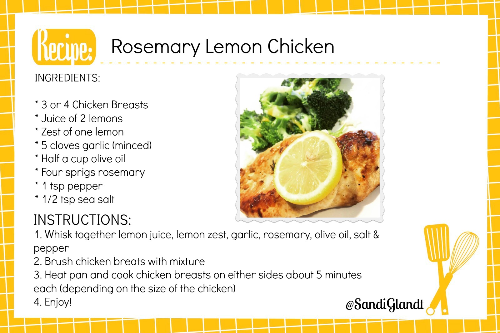 rosemary chicken recipe