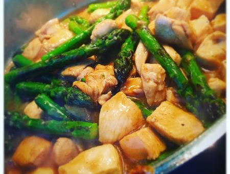 Chicken and Asparagus Lemon Stir Fry